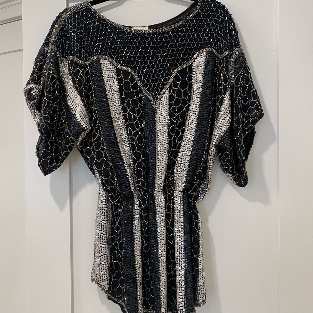 Parker sequin tunic dress size small.
